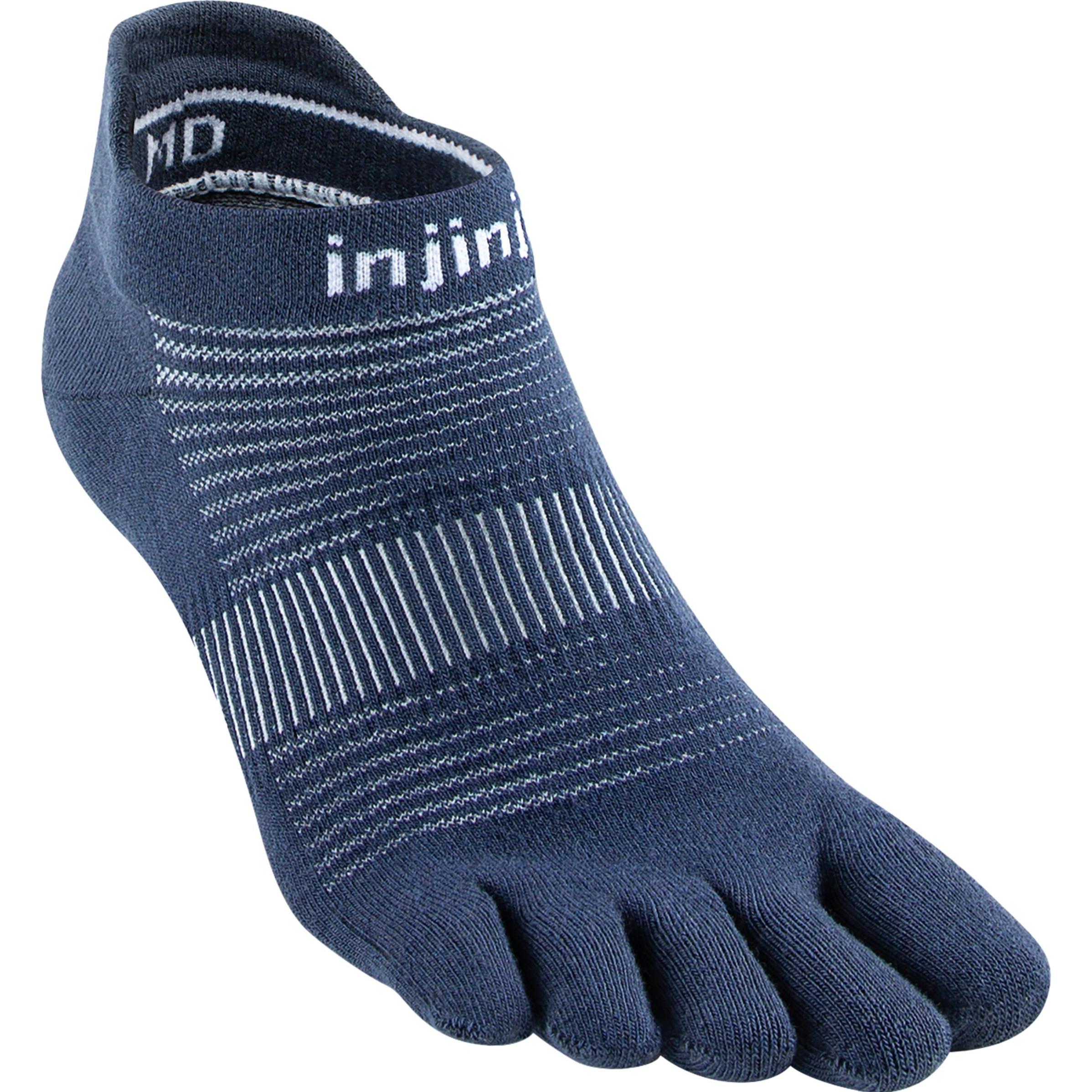 Injinji, Herren, Sportsocken, Run Lightweight No-Show (S), Blau