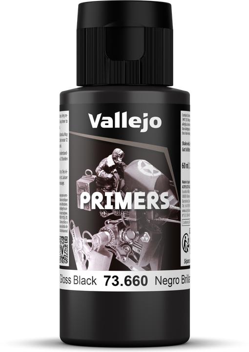 Actual product image Vallejo Surface Primer - Gloss Black Primer (73.660)