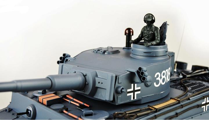 Actual product image Amewi Tank HL Tiger I M 1:16 / Grey / Smoke & Sound, MHz (RTR Ready-to-Run)