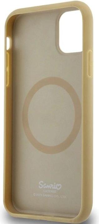 Produktbild Hello Kitty HKHMN61PGHCKD iPhone 11 / Xr 6.1" złoty/gold hardcase Leather Kitty Head MagSafe (Apple iPhone 11)