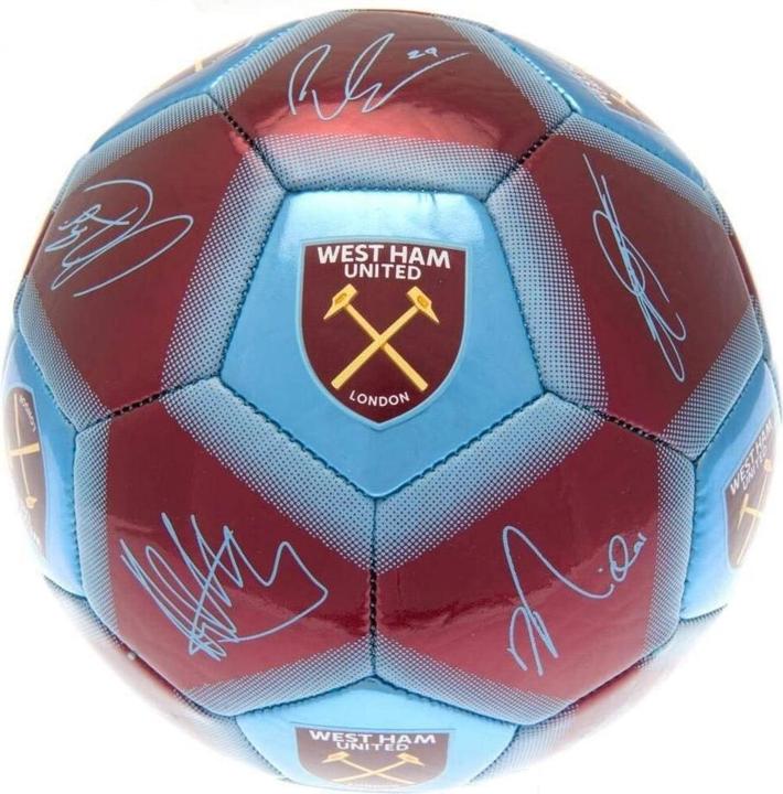 Produktbild West Ham United FC mit Unterschriften Fussball (5)