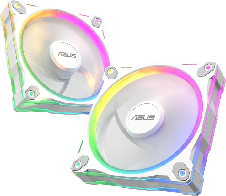 Actual product image ASUS PRIME MR120 FAN ARGB REVERSE WHITE 3IN1 (120 mm, 3 x)