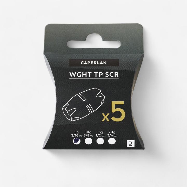 Image du produit Caperlan Têtes de plomb interchangeables 5 g 5 pcs.