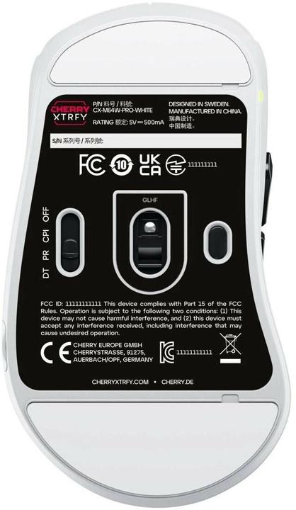 Image du produit CHERRY xtrfy M64 Pro sans fil, blanc (Sans fil)