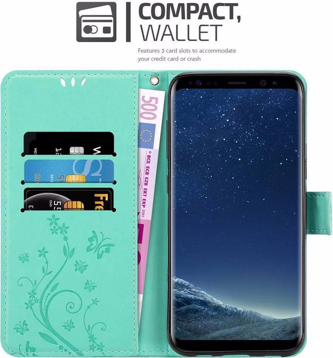 Produktbild Cadorabo Flower Book Cover (Samsung Galaxy S8)