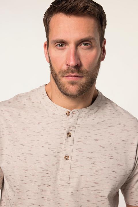 Produktbild JP1880 JP AWARE Henley, Nachhaltigkeit, Halbarm, OCS-zertifizierte Biobaumwolle, recyceltes Polyester (7XL)