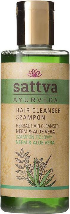 Immagine prodotto Sattva Ayurveda Shampoo Neem Aloe Vera (210 ml, Shampoo liquido)