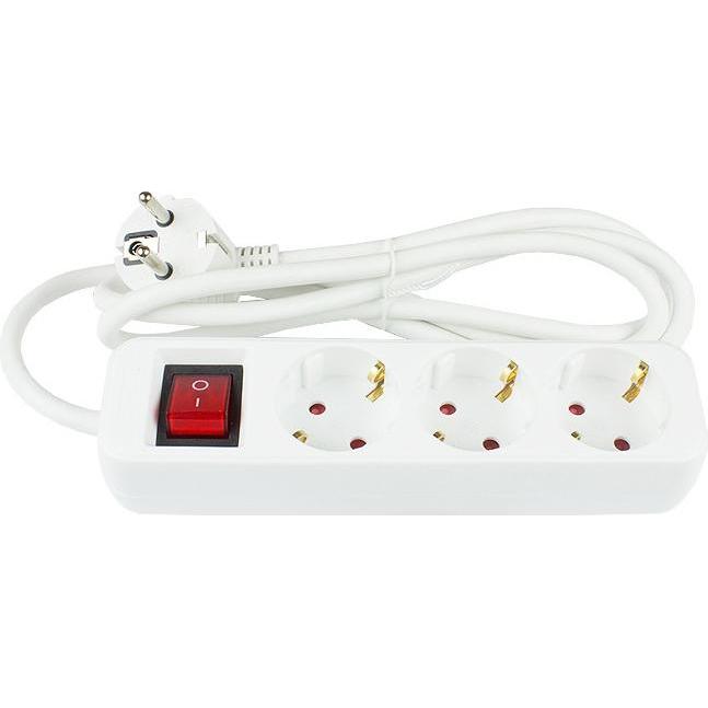 Good Connections, Steckdosenleiste, Steckdosenleiste mit Schalter, 3-fach, Schutzkontakt-Stecker an 3x Schutzkontakt-Buc...