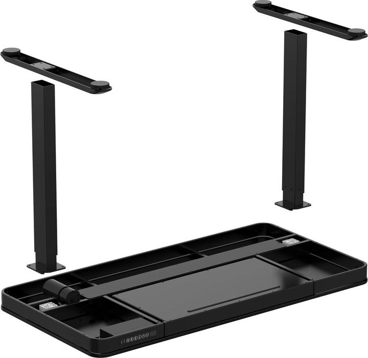 Immagine prodotto Activejet Schreibtisch mit elektrischer Höhenverstellung 140x70 ET119W-C schwarz