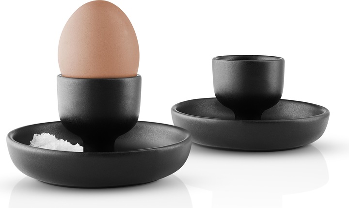 Productafbeelding Eva Solo - Nordic kitchen Eierbecher - Black - 2 St. H6 cm x 11 cm (2 x)