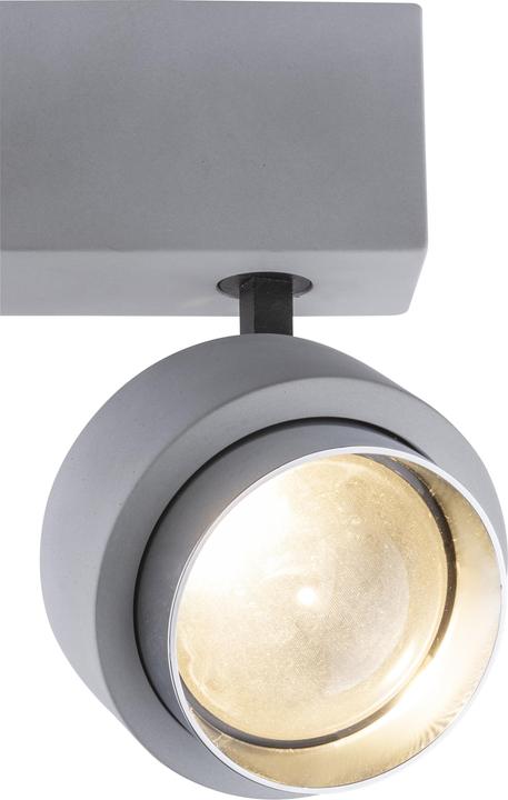 Actual product image Globo TIMO ceiling lamp, concrete grey, 55011D1 (770 lm)