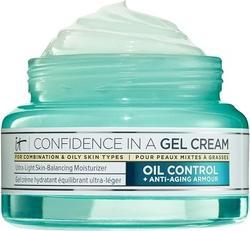 Actual product image It Cosmetics Confidence in a Gel Cream Oil Control Hydrating Oil-Free Face Moisturizer with Niacinam (60 ml, Face gel)