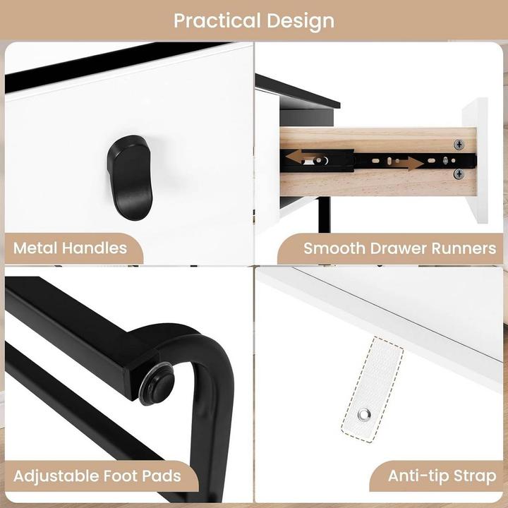 Produktbild Woltu Schminktisch (100 x 40 x 126 cm)