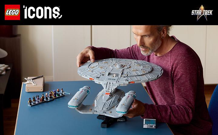 Productafbeelding LEGO Star Trek U.S.S. Enterprise NCC-1701-D (10356, LEGO Icons)