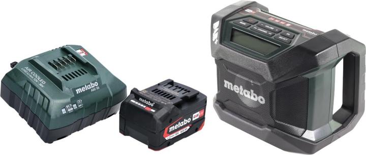 Productafbeelding Metabo R 12-18 DAB+ BT Accu bouwplaatsradio 12-18 V DAB+ + 1x accu 4.0 Ah + lader (AM, DAB+, FM, Bluetooth)