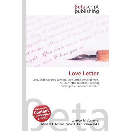 Love Letter, Fachbücher von Lambert M. Surhone, Mariam T. Tennoe, Susan F. Henssonow