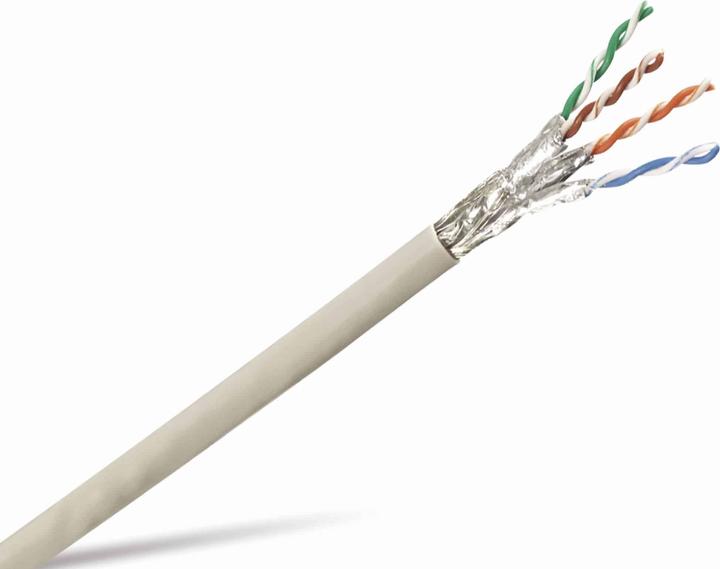Actual product image Shiverpeaks S/CONN maximum connectivity network cable LAN patch cable, cat 6, S/FTP, PIMF, halogen-free, 25.0m (S/FTP, CAT6, 25 m)