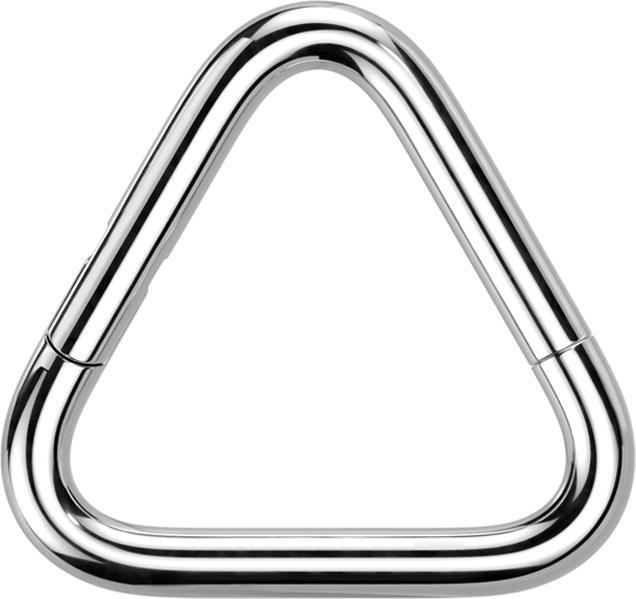 Produktbild Star Piercing Micro Segmentring klappbar silber Dreieck (ohne Messing, Titan)