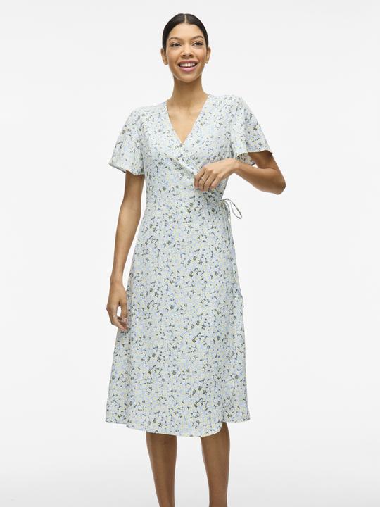 Image du produit Vila Kurzärmeliges Wickelkleid (38)
