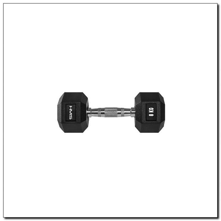 Productafbeelding HMS Dumbbell 8 kg HEX-PRO 8 (1 x 8 kg)