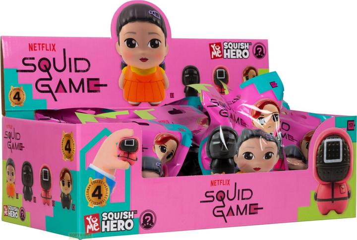 Actual product image YuMe Squid Game Squish Hero anti-stress figure (random model)