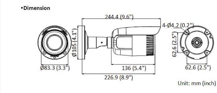 Immagine prodotto Hikvision DS-2CD1623G0-IZ (2.8-12mm) (C) LAN IP Surveillance Camera 1920 x 1080 Pixel (1920 x 1080 Pixels)