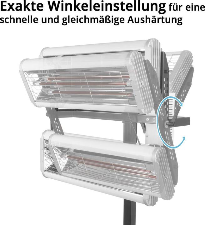 Produktbild Stahlwerk Infrarot Lacktrockner IL-2400 ST mit 2.400 Watt und Stativ