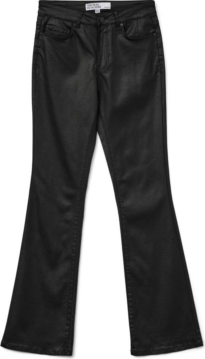 Actual product image Vero Moda Vmflash Mr Flared Coated Pants Noos (30)