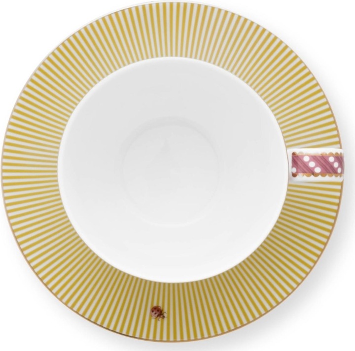 Actual product image PIP Studio La Majorelle cup with saucer yellow 0.28 l Set2 (280 ml, 1 x)