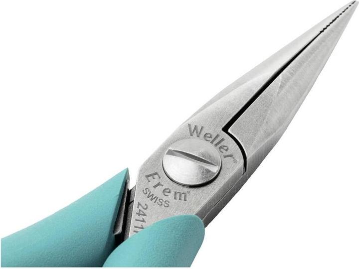 Actual product image Weller Erem PLIER 5" FINE PNT, NEELE NOSE, ERGO (146 mm)