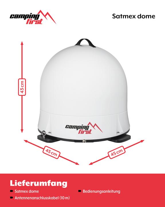 Productafbeelding Camping First Satmex Dome (DVB-S / -S2)