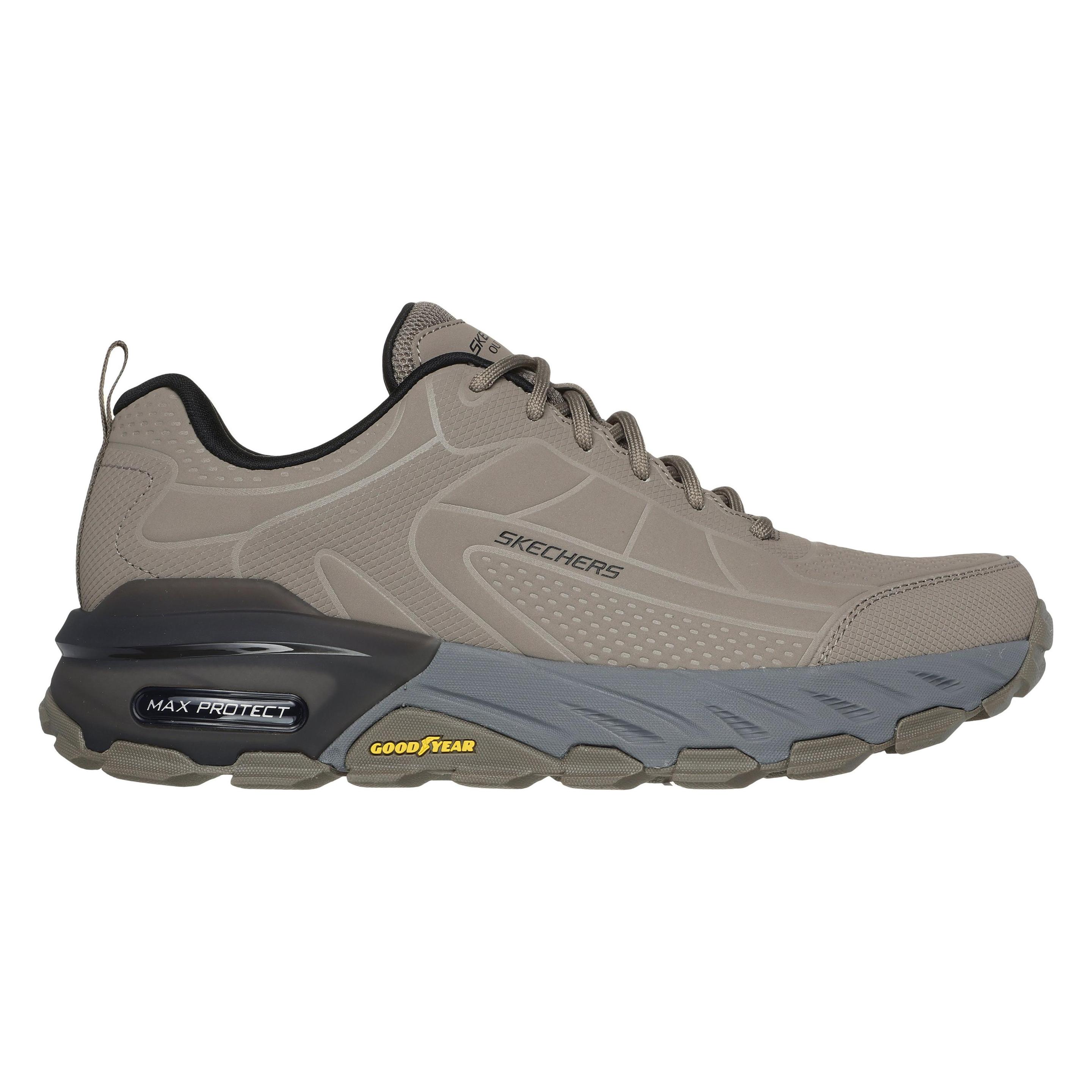 Skechers, Herren, Sneakers, Max Protect - Ironguard - Heren Sneakers - Taupe, Grau, (44)