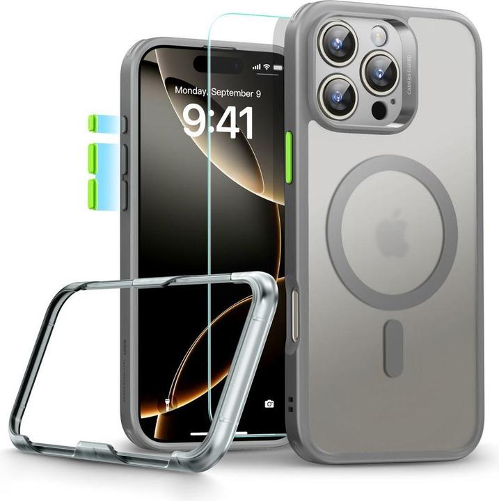 Immagine prodotto ESR Etui Classic Pro Set Halolock MagSafe na iPhone 16 Pro - szare (Apple iPhone 16 Pro)