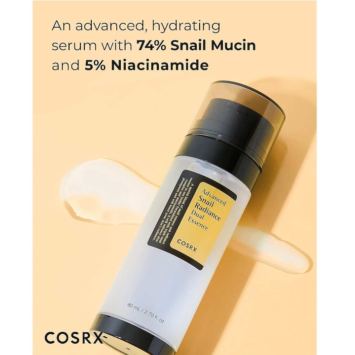 Actual product image Cosrx Advanced Snail Radiance Dual Essence (80 ml)