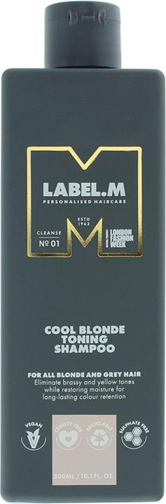 Actual product image Label.M Cool Blonde Toning Shampoo 300 ml (300 ml)