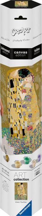 Productafbeelding Ravensburger CreArt - Schilderen op nummer 23916 - ART Collection: De Kus (Klimt) - vanaf 14 jaar - De Kus
