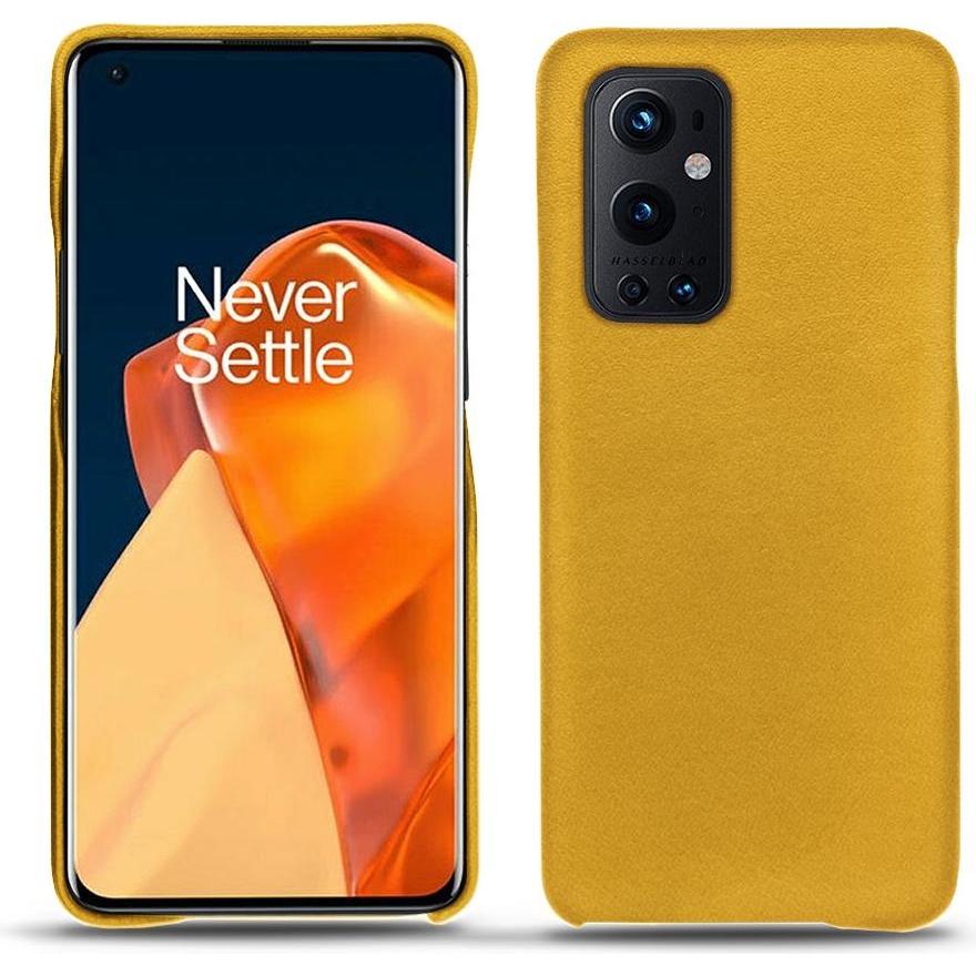 Noreve Lederschutzhülle (OnePlus 9 Pro), Smartphone Hülle, Orange