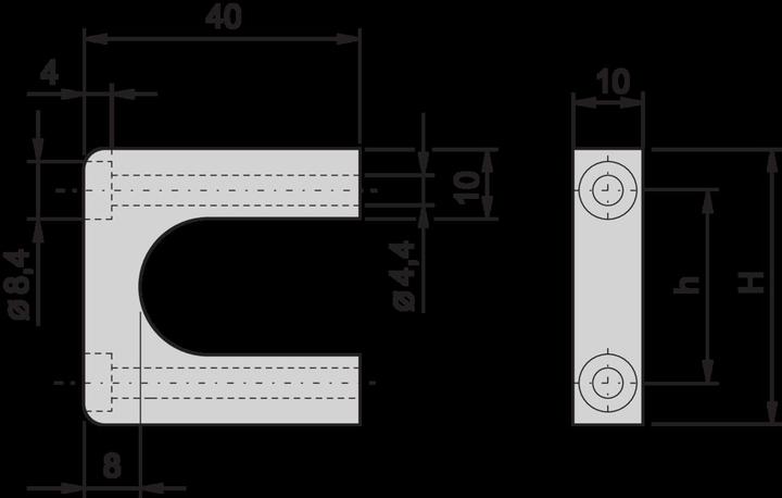 Produktbild Schroff Frontgriffe - FRONTGRIFFE 2HE MULTIPAC(2X)