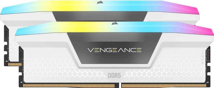 Immagine prodotto Corsair RAM D5 6000 64GB C30 Vengeance RGB K2 W (2 x 32GB, 6000 MHz, RAM DDR5, DIMM)