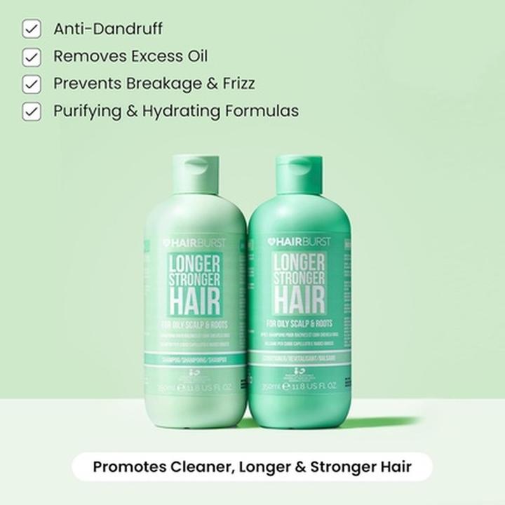 Actual product image Hairburst Hair Burst Shampoo & Conditioner Set for Oily Hair Deep Cleansing and Purifying (700 ml, Liquid shampoo)