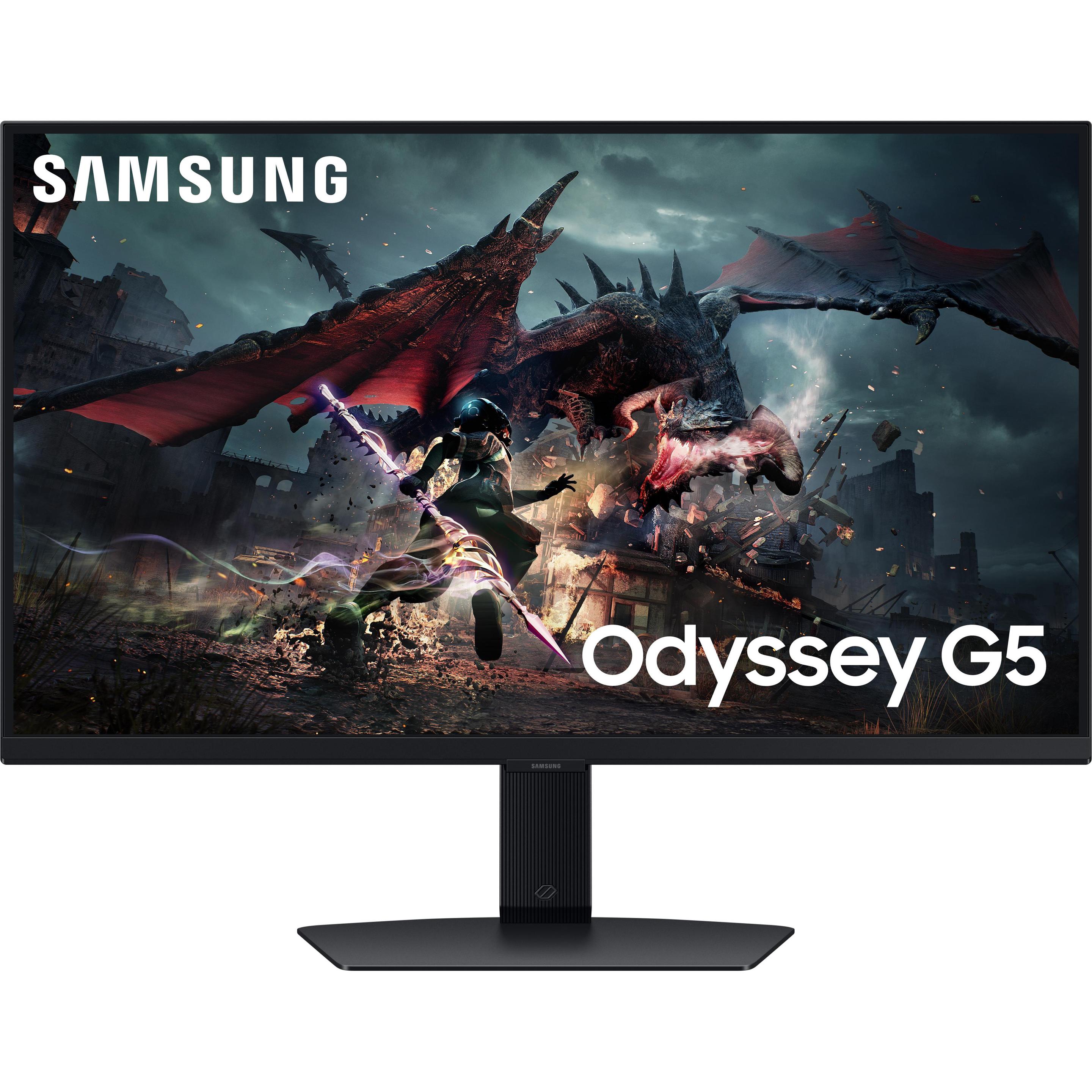 Samsung Odyssey G5 - G50D (2560 x 1440 Pixel, 27"), Monitor, Schwarz