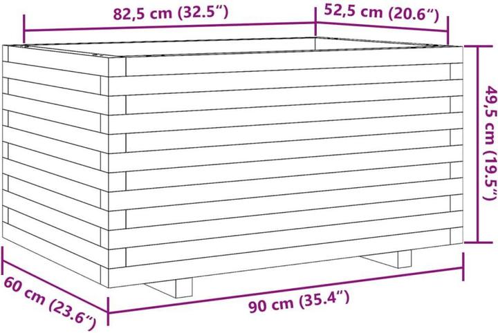 Produktbild vidaXL Pflanzgefäss