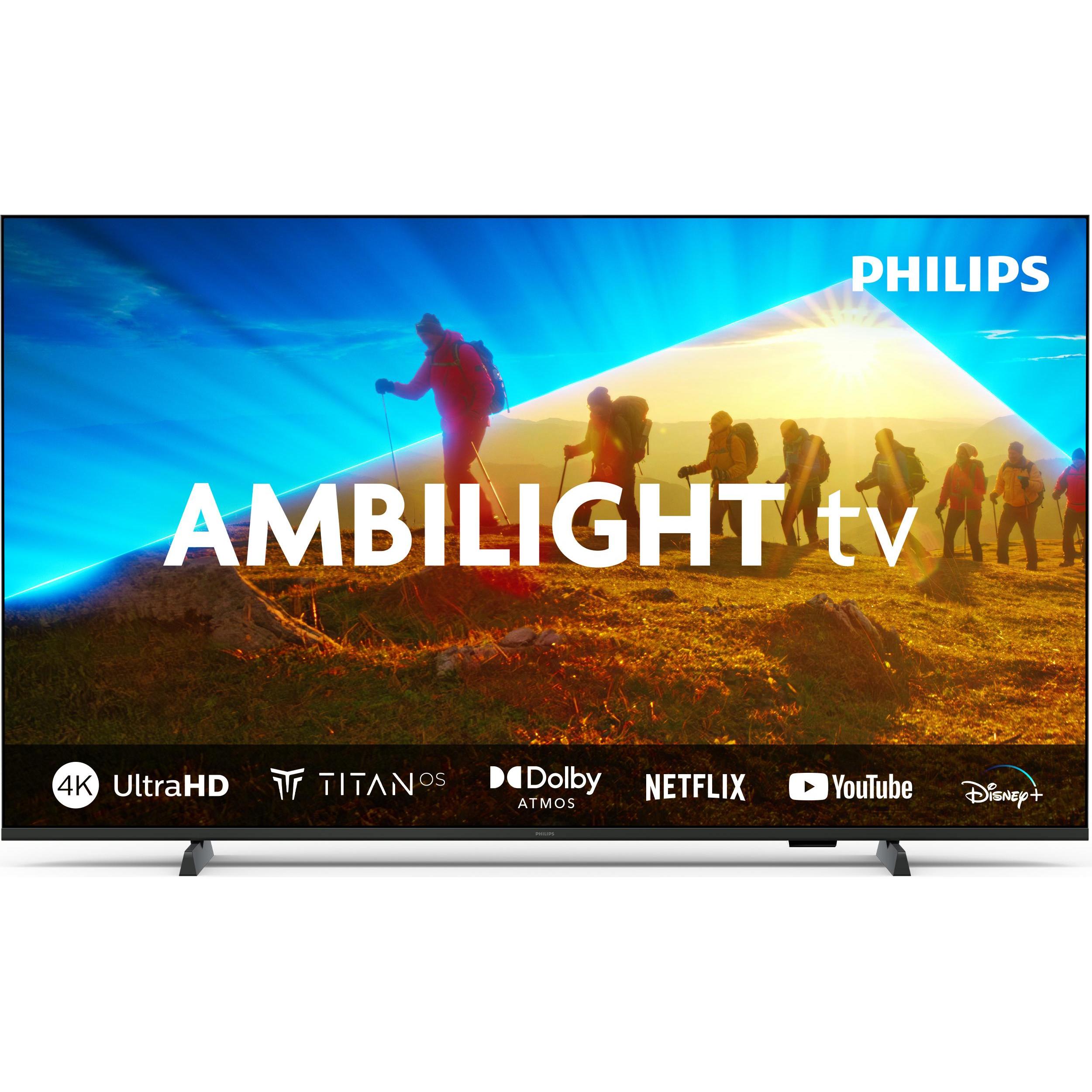 Philips 55PUS8009 (55", LED, 4K, 2024), TV, Schwarz