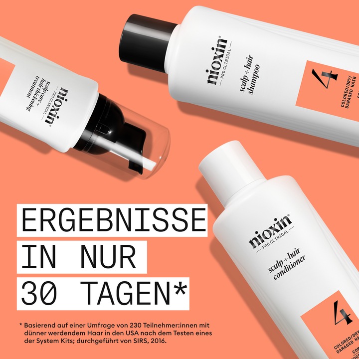 Produktbild Nioxin Scalp + Hair System 4 Shampoo (1000 ml, Flüssiges Shampoo)