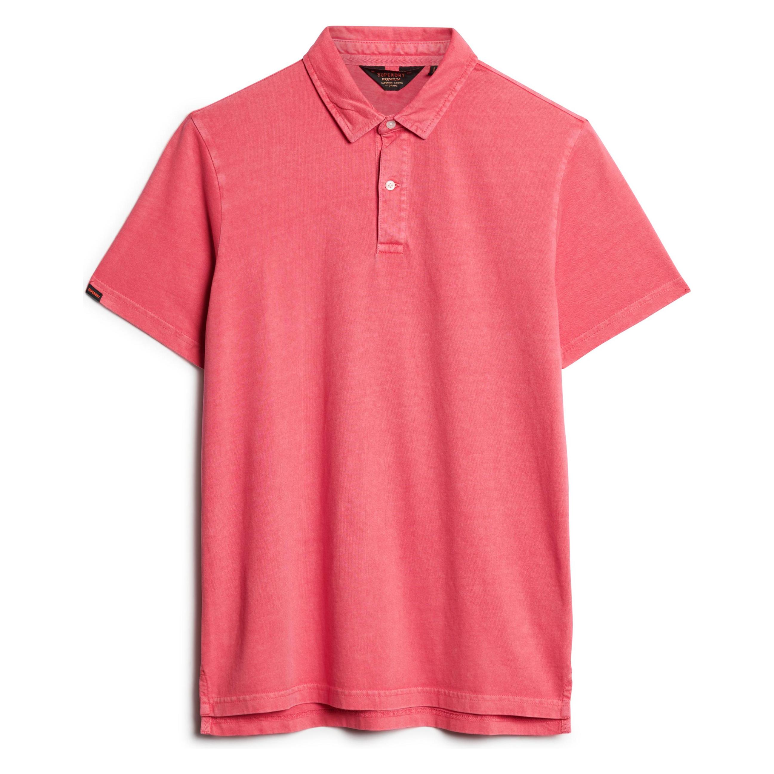 Superdry, Herren, Shirts, Polohemd Aus Jersey, Rot, (L)