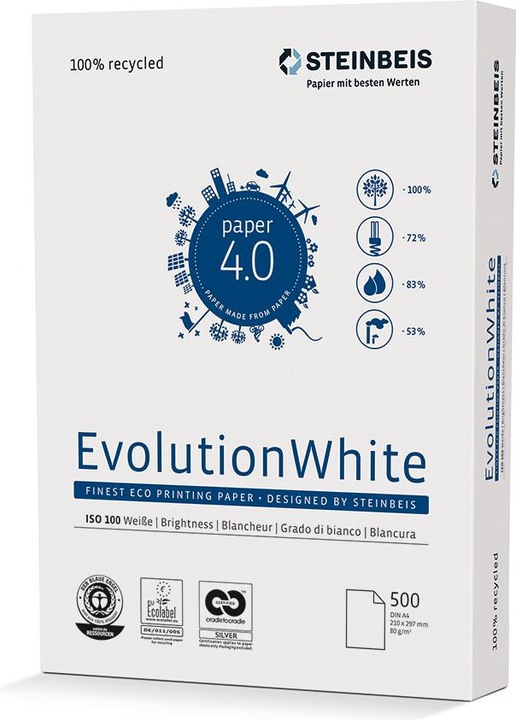 Produktbild Steinbeis Evolution White (80 g/m², 2500 x, A4)