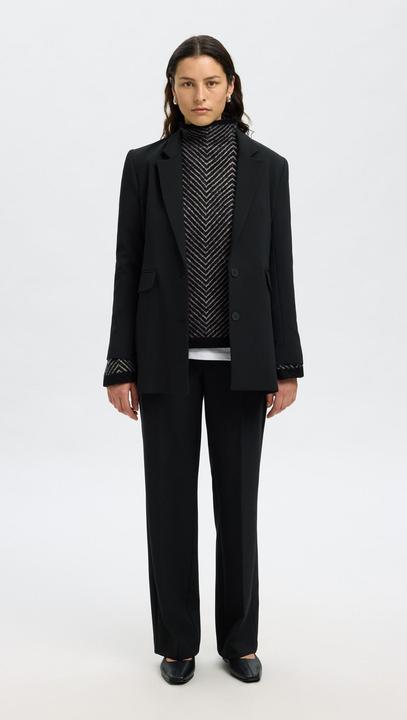 Image du produit Selected Femme Pull en maille à chevrons (L)
