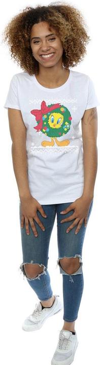 Image du produit Looney Tunes - T-shirt TWEETY PIE CHRISTMAS FAIR ISLE - Femme (S)