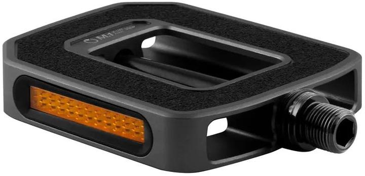 Produktbild By.schulz Pedale 9/16" M-Line VIEW Urban - Pedale ALU Format: 102x90mm Reflektor SCHWARZ