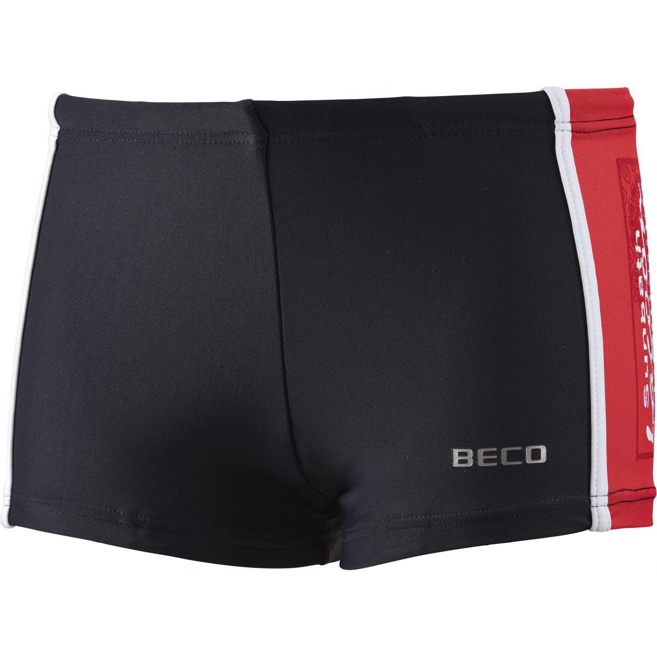 Beco, Jungen, Badehose, Beermann GmbH Badehose Jungen Standard rot/schwarz 152, Rot, (152)